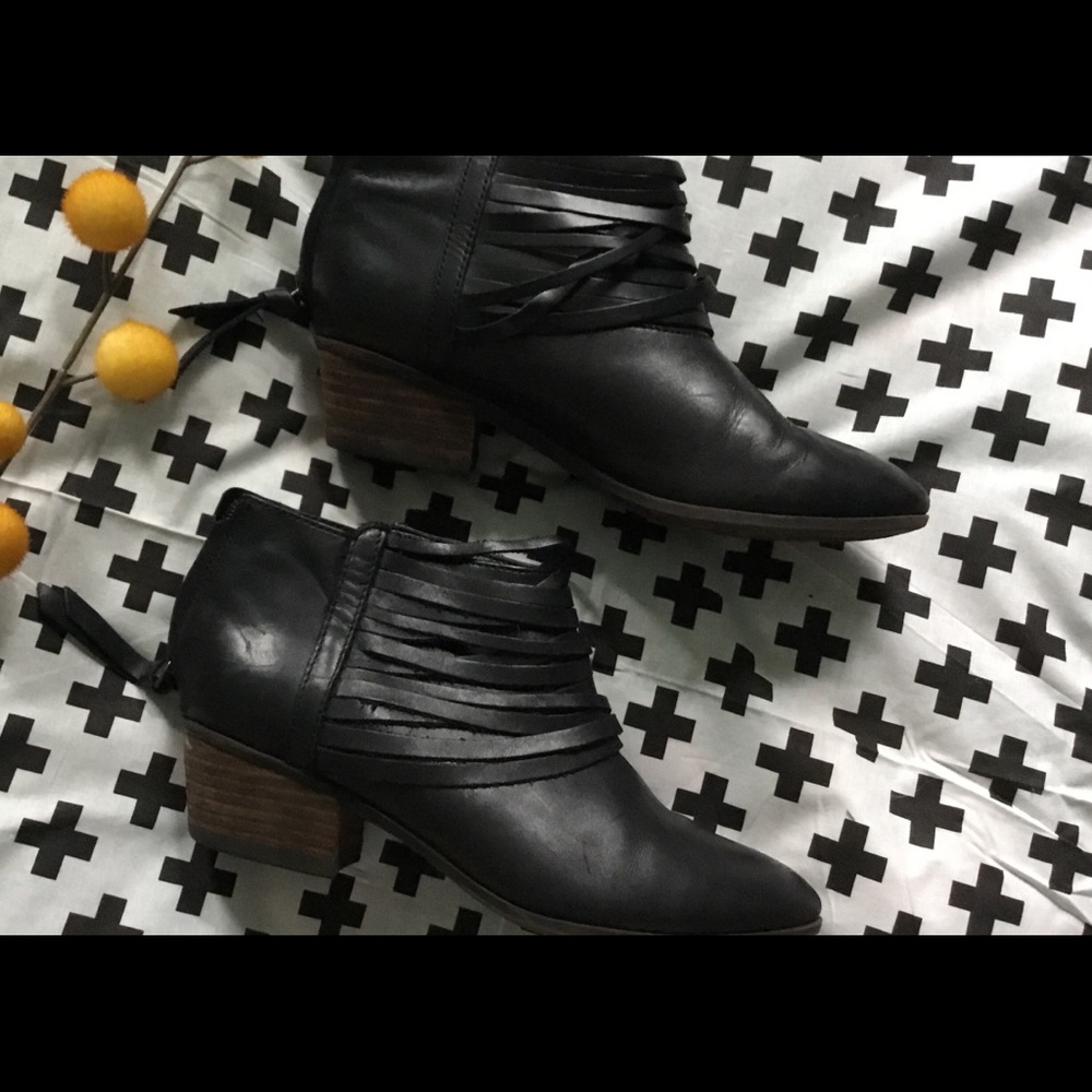 Clark ankle boots.